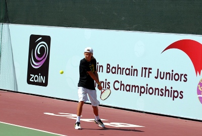 Tennis player at Bahrain Championships